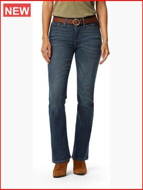 Super-Stretch Denim Bootcut Jeans with Tummy-Smoothing Panel